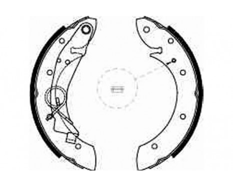 Brake Shoe Set GS8635 TRW, Image 4