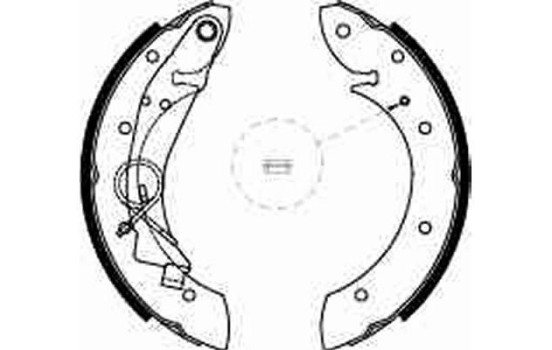 Brake Shoe Set GS8635 TRW, Image 4