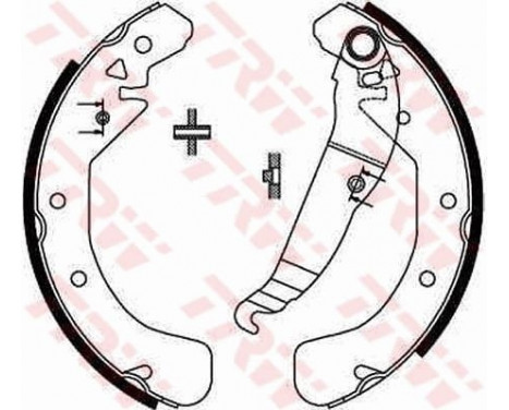 Brake Shoe Set GS8637 TRW, Image 3