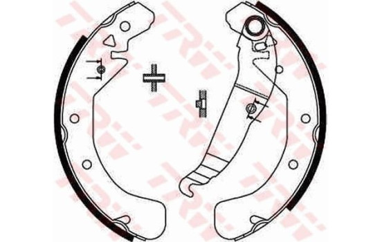 Brake Shoe Set GS8637 TRW, Image 3