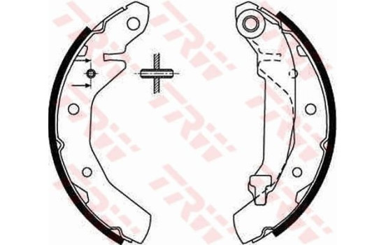 Brake Shoe Set GS8645 TRW, Image 3