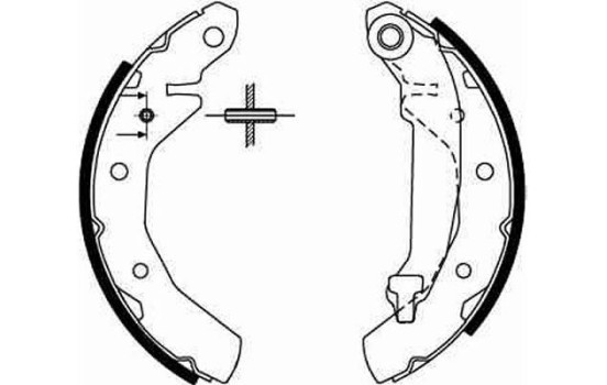 Brake Shoe Set GS8646 TRW, Image 2