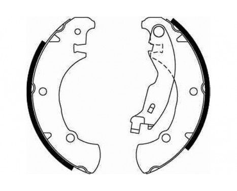 Brake Shoe Set GS8654 TRW, Image 2