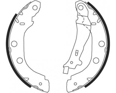 Brake Shoe Set GS8655 TRW, Image 2