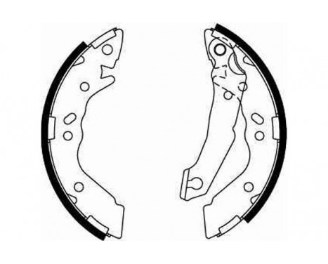 Brake Shoe Set GS8658 TRW, Image 2