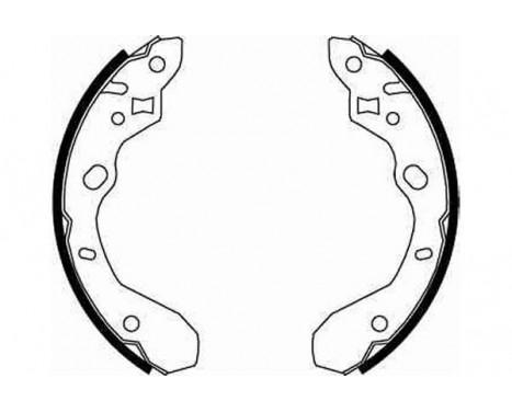 Brake Shoe Set GS8661 TRW, Image 2