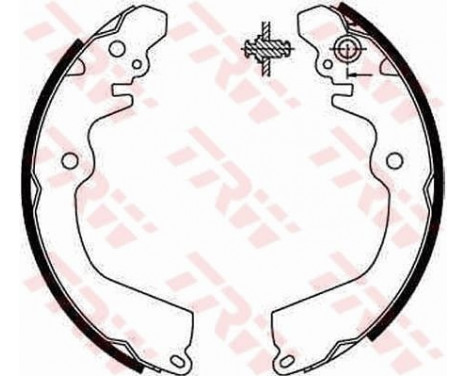 Brake Shoe Set GS8666 TRW