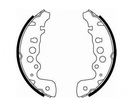 Brake Shoe Set GS8670 TRW, Image 2