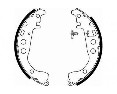 Brake Shoe Set GS8673 TRW, Image 2