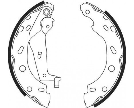 Brake Shoe Set GS8685 TRW, Image 2