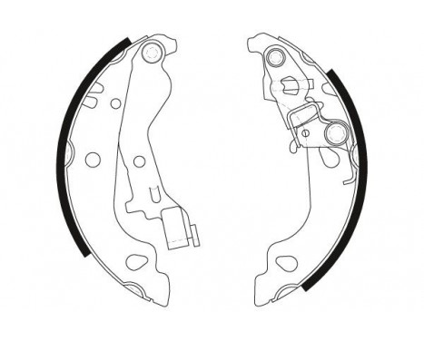 Brake Shoe Set GS8686 TRW, Image 2