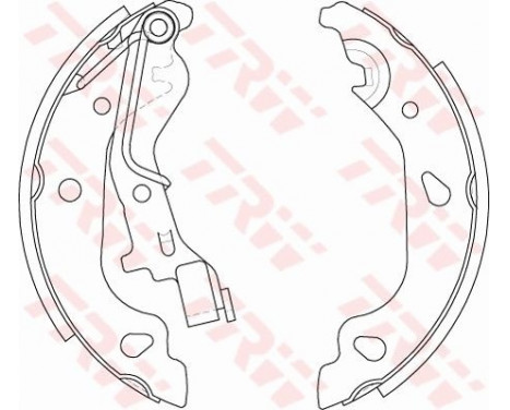 Brake Shoe Set GS8687 TRW