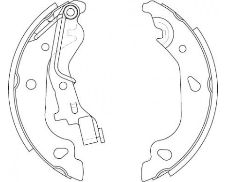 Brake Shoe Set GS8687 TRW, Image 2