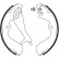 Brake Shoe Set GS8696 TRW, Thumbnail 2