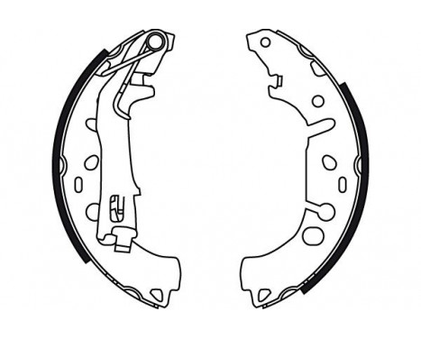 Brake Shoe Set GS8719 TRW, Image 2