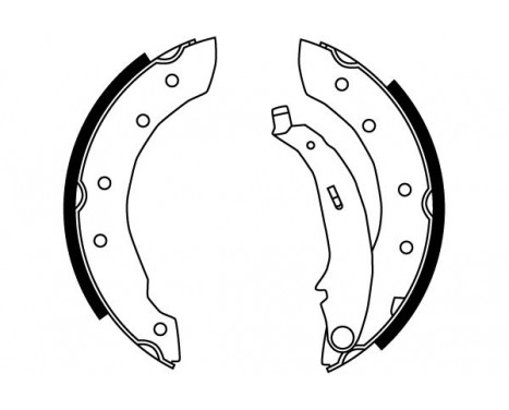 Brake Shoe Set GS8729 TRW, Image 4