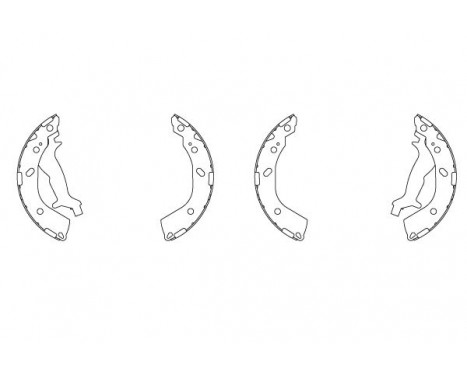 Brake Shoe Set GS8737 TRW, Image 2