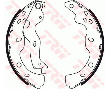 Brake Shoe Set GS8743 TRW