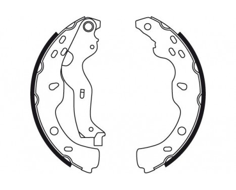 Brake Shoe Set GS8743 TRW, Image 2