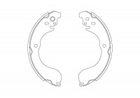 Brake Shoe Set GS8813 TRW