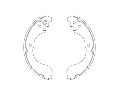 Brake Shoe Set GS8813 TRW