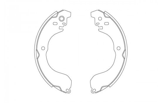 Brake Shoe Set GS8813 TRW