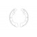 Brake Shoe Set KBS-1402 Kavo parts, Thumbnail 2