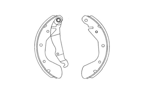 Brake Shoe Set KBS-1403 Kavo parts