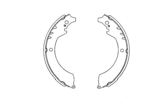 Brake Shoe Set KBS-1904 Kavo parts, Image 2