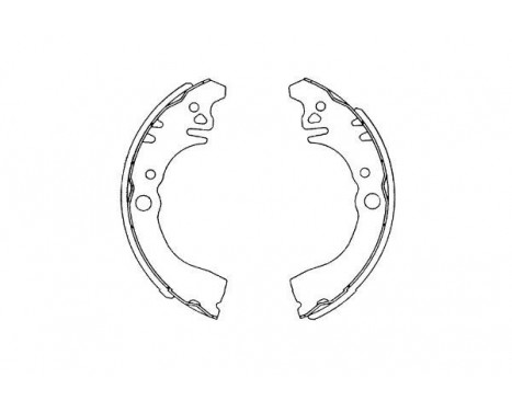 Brake Shoe Set KBS-1906 Kavo parts, Image 2