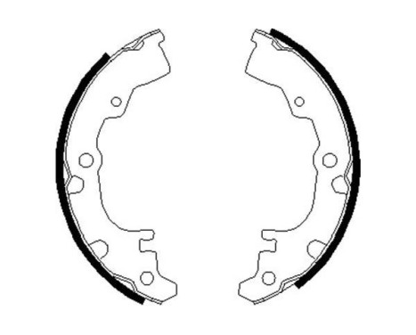 Brake Shoe Set KBS-1909 Kavo parts