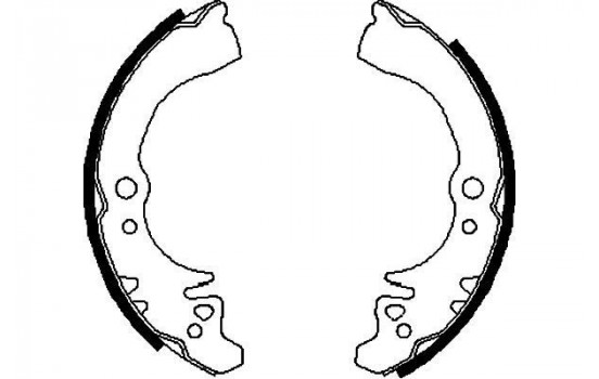 Brake Shoe Set KBS-1910 Kavo parts