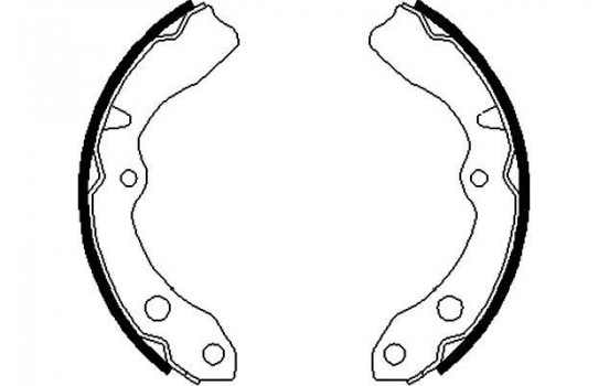 Brake Shoe Set KBS-1911 Kavo parts