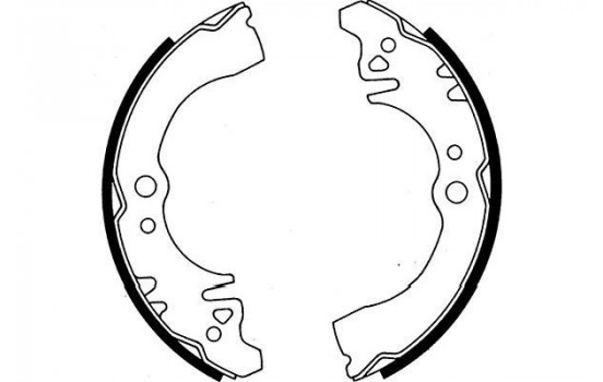 Brake Shoe Set KBS-1915 Kavo parts