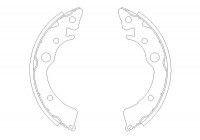 Brake Shoe Set KBS-2902 Kavo parts