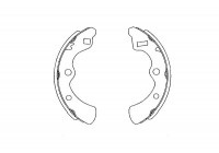 Brake Shoe Set KBS-2904 Kavo parts