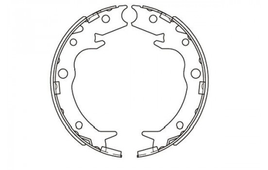 Brake Shoe Set KBS-2908 Kavo parts