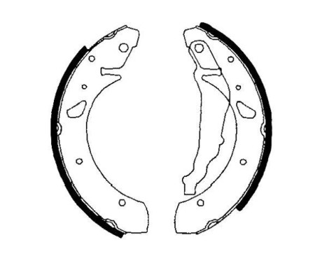 Brake Shoe Set KBS-2912 Kavo parts