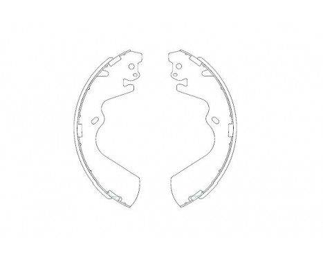 Brake Shoe Set KBS-3403 Kavo parts