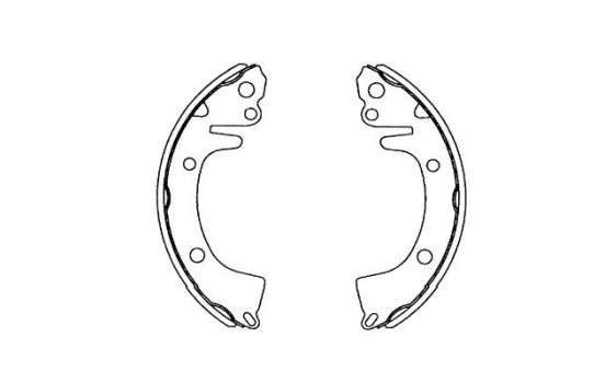 Brake Shoe Set KBS-3410 Kavo parts