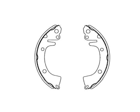Brake Shoe Set KBS-3410 Kavo parts, Image 2