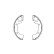 Brake Shoe Set KBS-3410 Kavo parts, Thumbnail 2