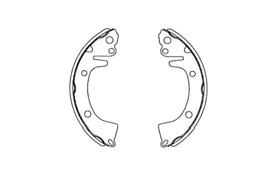 Brake Shoe Set KBS-3410 Kavo parts, Image 2