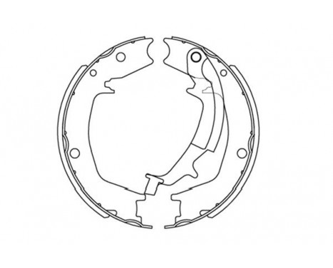 Brake Shoe Set KBS-3413 Kavo parts