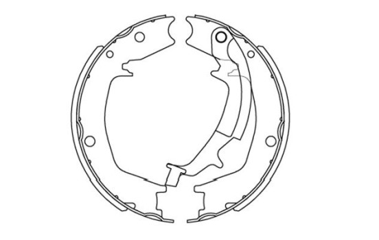 Brake Shoe Set KBS-3413 Kavo parts