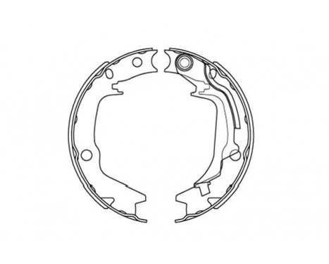 Brake Shoe Set KBS-3415 Kavo parts