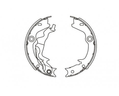 Brake Shoe Set KBS-3416 Kavo parts, Image 2