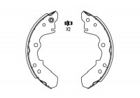 Brake Shoe Set KBS-3902 Kavo parts