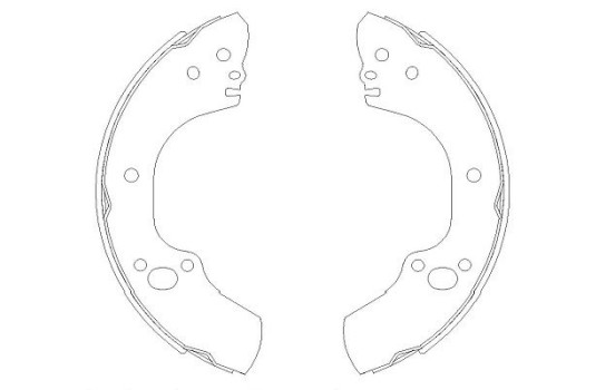 Brake Shoe Set KBS-3905 Kavo parts