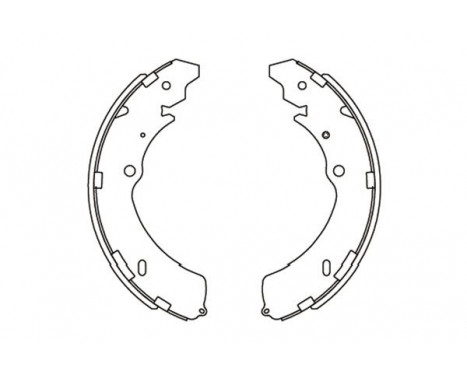 Brake Shoe Set KBS-3906 Kavo parts